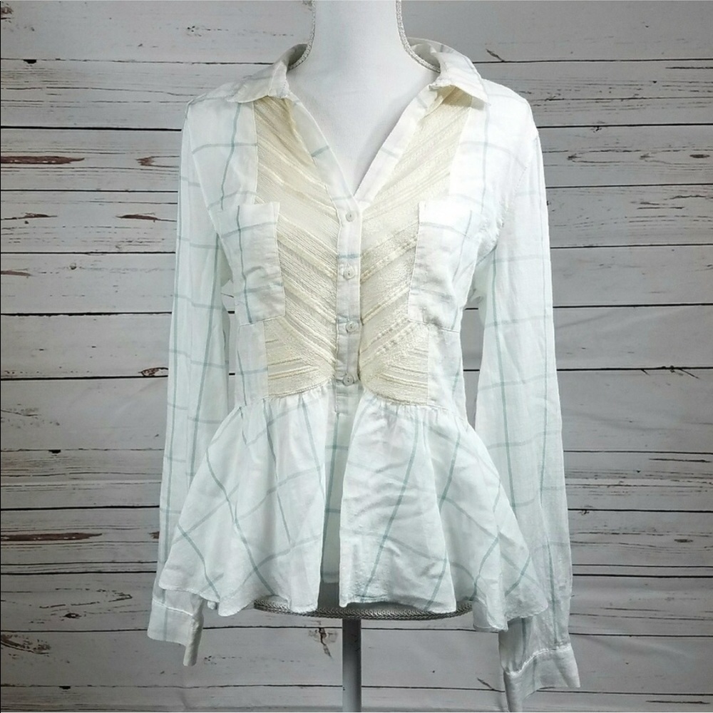 Maeve southbound peplum tunic top